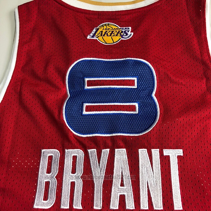 Camiseta All Star 2006 Kobe Bryant #8 Rojo Blanco